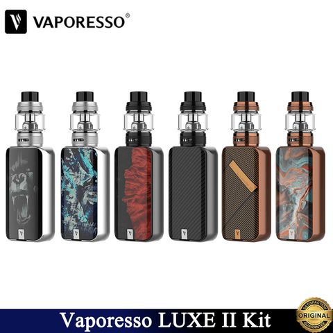 Оригинальный Vaporesso LUXE II комплект электронной сигареты 220 Вт LUXE 2 MOD Vape электронная сигарета 8 мл NRG-S бак подходит GT сетка катушка 18650 батареи Vs Vaporesso LUXE ► Фото 1/1