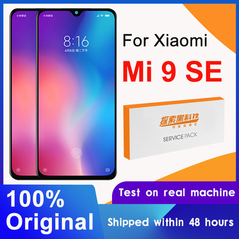 ЖК-дисплей Amoled с рамкой и дигитайзером сенсорного экрана для Xiaomi MI 9 SE, 5,97 дюйма ► Фото 1/6