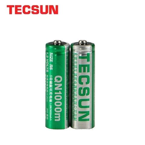 Перезаряжаемая батарея TECSUN 2 шт./3 шт. AA NIMH QN1000 мАч 1,2 в для TECSUN PL-660, 600380310398 радио ► Фото 1/3