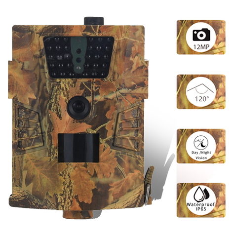 Suntekcam HT-001B Trail Camera 12MP 1080P 30pcs Инфракрасные светодиоды 120 Нм охотничья камера IP65 водонепроницаемая камера с углом обзора градусов ► Фото 1/6