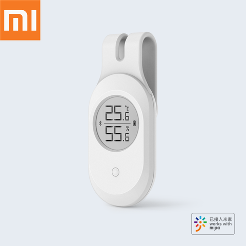 Оригинальный Xiaomi Youpin Cleargrass LEE гитары температуры умный датчик влажности Bluetooth ЖК-экран цифровой термометр работа ► Фото 1/6