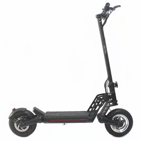 Kwheel G2 Pro электрический скутер, 2-е поколение 10 дюймов колеса 48V500W один диск Складная е-скутер способный преодолевать Броды ► Фото 1/6