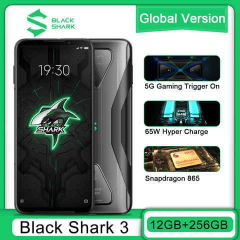 Смартфон Xiaomi Black Shark 3, 8 ГБ, 128 ГБ, 8 ядер, 4720 мАч, 6,67 дюйма, 64 мп ► Фото 1/6