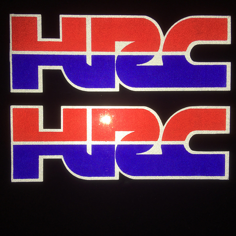 1 пара высококачественных стикеров для мотоцикла, для Honda hrc HRC ► Фото 1/6