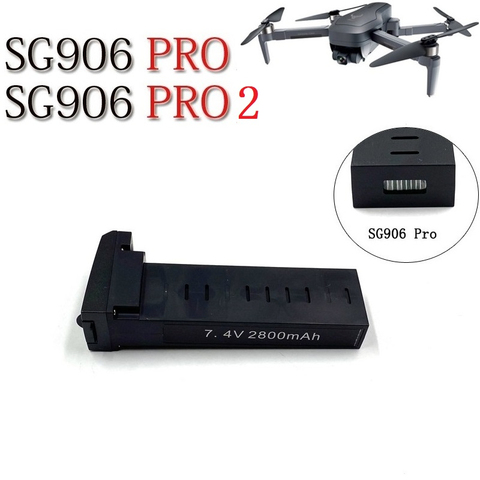TERANTY SG906 PRO 2 X7 Pro Батарея GPS Дрон самостабилизирующийся Gimbal 7,4 V 2800 мА/ч, Батарея бесщеточный Quadcopter RC дроны запасные части ► Фото 1/5