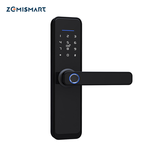 Zemismart Tuya WiFi Smart Lock Core цилиндрический интеллектуальный замок безопасности с ключами работает с приложением Smart Life ► Фото 1/6