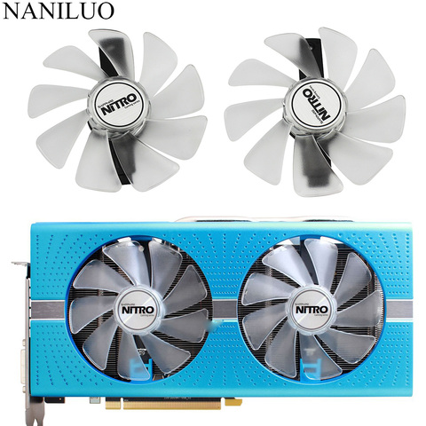CF1015H12D FD10015M12D RX 590 580 480 470 охлаждающий вентилятор GPU для Sapphire RX470 RX590 RX580 RX480 RX570 NITRO SpecialEdition Fan ► Фото 1/6