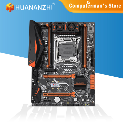 Материнская плата HUANANZHI X99 AD4 X99, Intel XEON E5 LGA2011-3, все серии DDR4 RECC, память без коррекции ошибок, поддерживает рабочей станцию NVME NGFF ► Фото 1/5