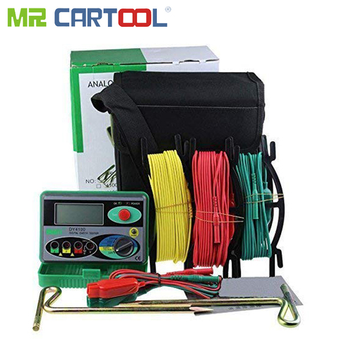 Цифровой измеритель сопротивления Mr Cartool DY4100, наземный мультиметр с более высокой точностью, инструмент для проверки электросистем ► Фото 1/5