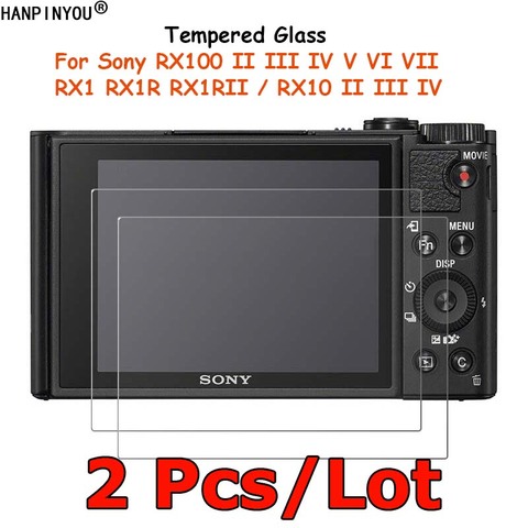 Закаленное стекло для экрана Sony, 2 шт., защита для экрана для Sony DSC-RX100 V VI VII RX10 RX1R II III IV RX1 RX1RII M2 M3 M4 ► Фото 1/6