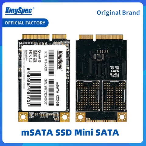 Твердотельный накопитель KingSpec для ПК, SSD-диск mSATA на 120 ГБ, 240 ГБ, 512 ГБ, 1 ТБ, 2 ТБ, HDD 3x5 см, внутренний твердотельный жесткий диск для ноутбуков HP ► Фото 1/6