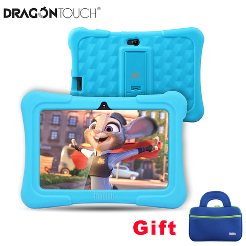 Детский планшет Dragon Touch Y88X Plus, 7-дюймовый HD IPS дисплей, сенсорный экран, Android 8,1, Wi-Fi, 1 ГБ/16 ГБ, с сумкой для планшета, планшетный ПК на Android ► Фото 1/6