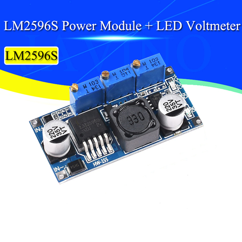 LM2596S светодиодный драйвер DC-DC понижающий Регулируемый CC/CV блок питания зарядное устройство Регулируемый LM2596 постоянный ток ► Фото 1/4