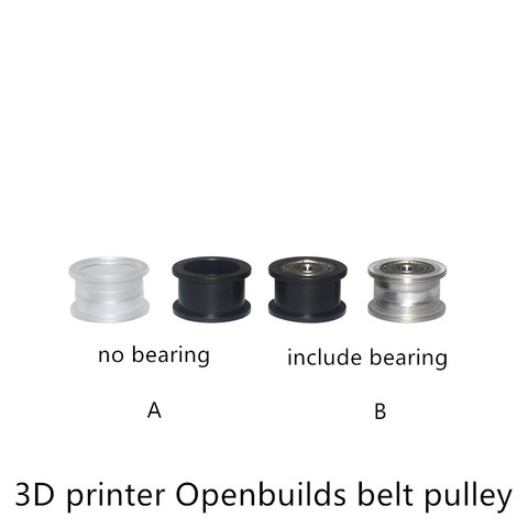 Аксессуары для 3D-принтера Openbuilds, Пассивный пластиковый шкив, управляемый Perrin, гладкое колесо ► Фото 1/1