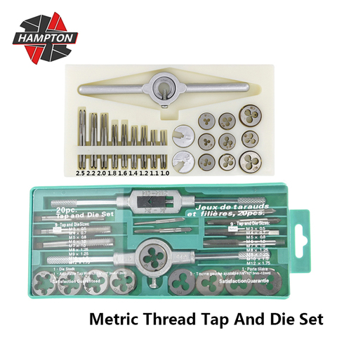 Хэмптон 20 шт./31 шт. метрический резьбовой кран и набор штампов сверло из легированной стали для винтов фотометрическая вилка Фотоэлементы р... ► Фото 1/6