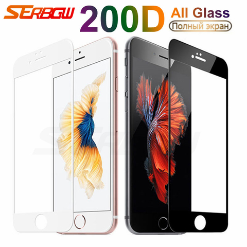Закаленное стекло 200D для iPhone 7, 8, 6, 6s, 5, 5S, 5C, SE 2022, Защитная пленка для iPhone 7, 8, 6, 6S Plus ► Фото 1/6