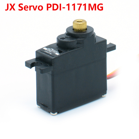 JX Servo PDI-1171MG 17 г 3,5 кг металлическая Шестерня цифровой сердечник сервопривод для 1/8 1/10 RC автомобиль самолет Лодка робот рука Вертолет ► Фото 1/6