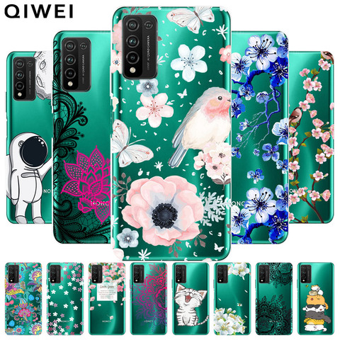 Чехол для Huawei Honor 10X Lite, милые прозрачные мягкие ТПУ чехлы для телефонов Huawei Honor 10X Lite, силиконовый чехол 10 X lite ► Фото 1/6