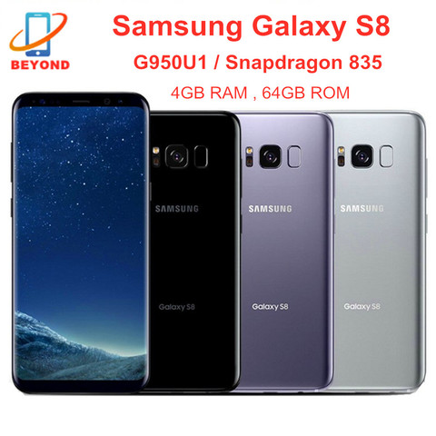 Samsung Galaxy S8 G950U G950U1 4 Гб ОЗУ 64 Гб ПЗУ Snapdragon 835 NFC 6,2 