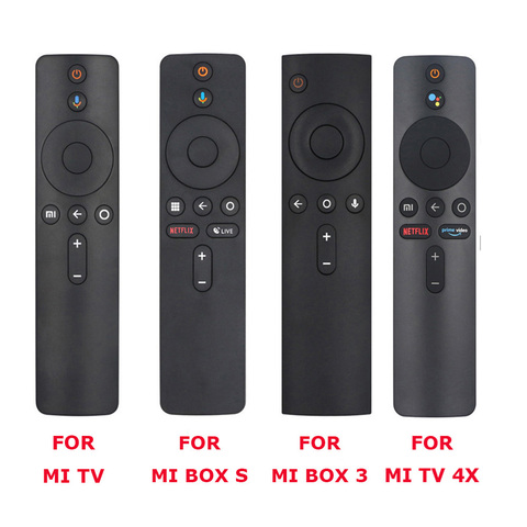 Пульт дистанционного управления для Xiaomi Mi TV, Box S, BOX 3, MI TV 4X голосовой Bluetooth с управлением Google Assistant ► Фото 1/6