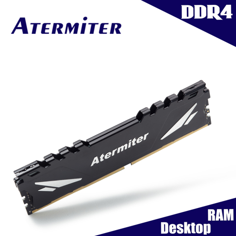 Atermiter оперативная память ddr4 ram heatsink кулер PC4 4GB 8GB 16GB компьютерная память 2133MHz 2400MHz 2666MHz PC 1,2V Desktop dimm X99 компьютер материнская плата процессор дешовые материнская плата пк ► Фото 1/6