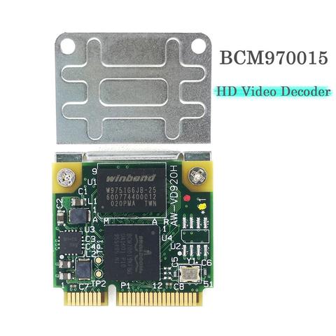 Беспроводная карта 1080p для Broadcom Кристалл декодер формата HD BCM70015 BCM970015 AW-VD920H HD Кристалл аппаратный декодер мини PCIE адаптер ► Фото 1/2