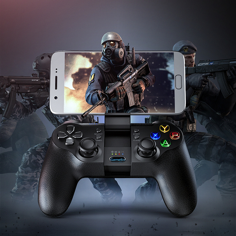 Беспроводной геймпад GameSir T1s, Bluetooth, мобильный игровой контроллер, двойное беспроводное соединение для PUBG Call of Duty, Android PC, джойстик ► Фото 1/6