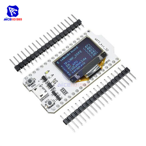 Плата разработки diymore ESP32, набор WiFi CP2012 с OLED дисплеем 0,96 дюйма, набор WIFI 32 для Arduino NodeMcu с штифтом ► Фото 1/6