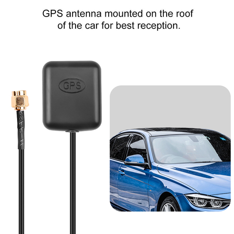 Автомобильная антенна GPS SMA GPS определение местоположения приемник сигнала и антенна автомобильная антенна кабель 3 м Магнитное основание для радио навигации ► Фото 1/6