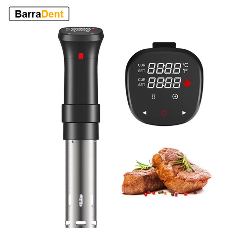 Sous-vide машина прецизионная плита вакуумная медленная пищевая плита 1000 Вт Мощный погружной циркулятор ЖК-цифровой дисплей ► Фото 1/6