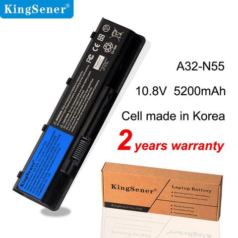 Аккумулятор для ноутбука KingSener 10,8 В, 56 Втч, для ASUS N45, N45SF, N55E, N75S, N45E, N45SJ, N55S, N75SF, N45F, N45SL, N55SF, N75SJ, N45J ► Фото 1/6