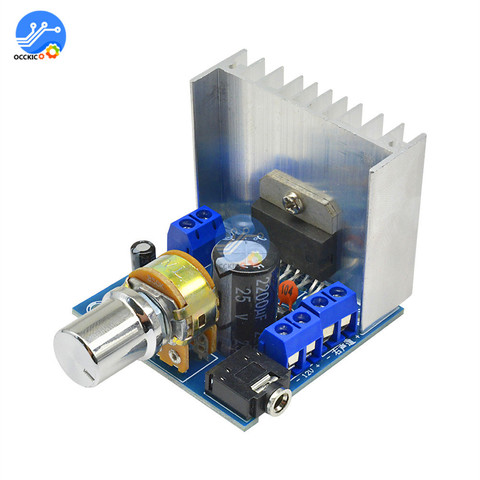 DIY Kit TDA7297 аудио усилитель доска версия B динамик DC 9-15V 15 Вт * 2 цифровой модуль усилителя мощности звука регулятор громкости ► Фото 1/6