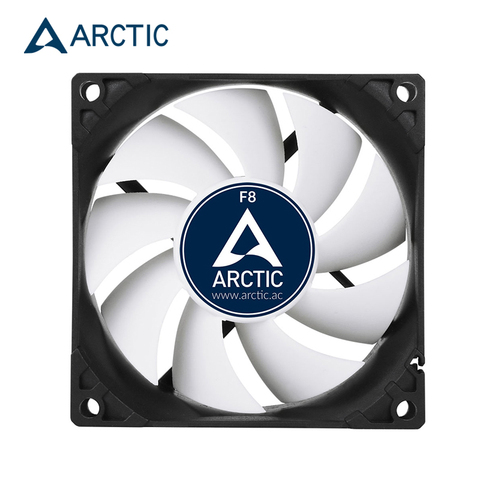 Чехол для компьютера ARCTIC F8 8 см Fan 3pin 2000 об/мин 80x80x25 мм CPU вентилятор водяного охлаждения ► Фото 1/6