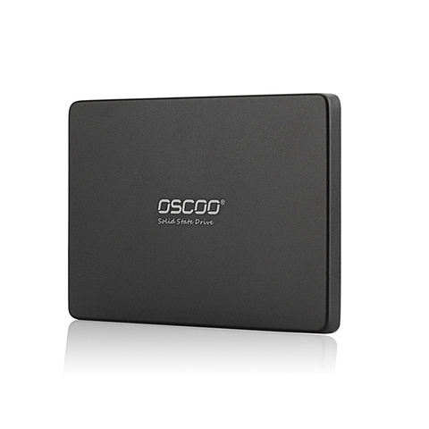 Новый твердотельный накопитель Oscoo SSD 120 ГБ 240 ГБ 480 ГБ 2,5 дюйма SATAIII черный металлический чехол 3D NAND Flash Внутренний твердотельный жесткий диск ► Фото 1/6