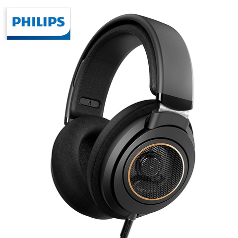 Оригинальные Музыкальные Наушники Philips SHP9600 HIFI со съемным кабелем 3 метра, игровая гарнитура для настольных ПК, ноутбуков, IOS, Android ► Фото 1/6