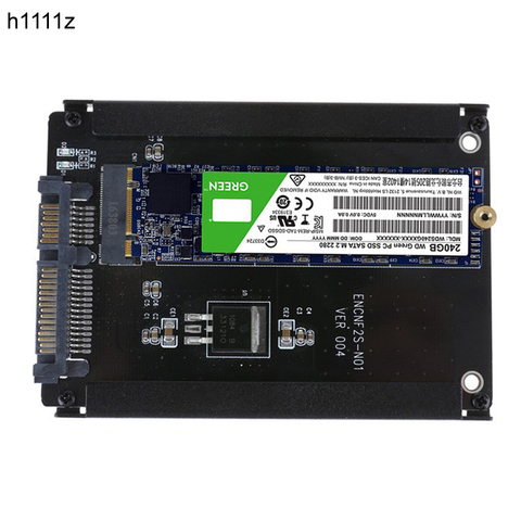 Металлический Чехол CY B + M Socket 2 M.2 NGFF (SATA) SSD до 2,5 SATA адаптер для 2230/2242/2260 мм M2 NGFF SSD твердотельный жесткий диск ► Фото 1/6