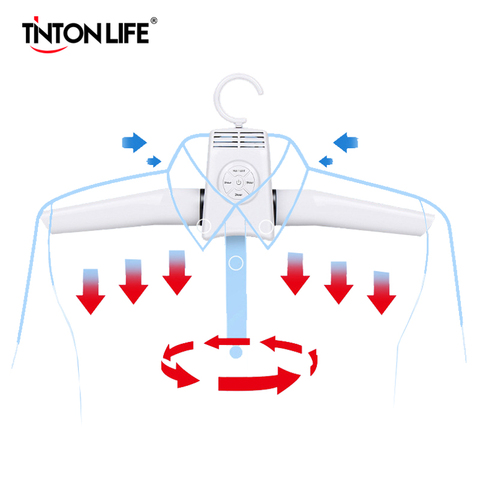 Портативная сушилка для одежды, вешалка для обуви и одежды, складная электрическая сушилка для белья, сушилка для пальто, горячая и холодная... ► Фото 1/6