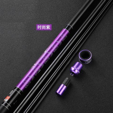 Телескопическая удочка SYNTHA Purple Passion 19, 28 дюймов, 3,6/3,9/4,5/4,8/5,4/5,7/6,3/7,2 м ► Фото 1/1