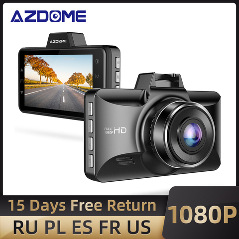 AZDOME M01 Pro видеорегистратор 3 дюйма 2.5D IPS экран Автомобильный видеорегистратор Full HD 1080P Автомобильный видеорегистратор Dashcam видеорегистратор ► Фото 1/6