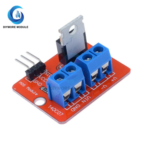 IRF520 Mos трубка Fet модуль драйвера 0-24 в Mosfet кнопка для Arduino MCU ARM Raspberry Pi регулировка ШИМ выход DC мотор ► Фото 1/6