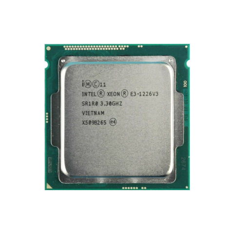 Процессор Intel Xeon E3 1226v3, E3 1226 V3, 3,3 ГГц, четырехъядерный, четырехпоточный ЦПУ L2 = 1 Мб, L3 = 8 Мб, 84 Вт, LGA 1150 ► Фото 1/1