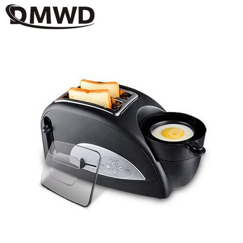 DMWD Multifuntion завтрак чайник тостер для хлеба Паровая яйцо бутербродница электрическая духовка для бытовых 220 В ► Фото 1/4