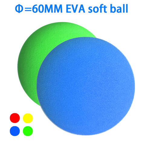 60 мм большие мячи для гольфа игрушки для домашних животных Прямая поставка от производителя пены принести шары Мягкая интерактивная кошка собака жевать шарики EVA мяч нетоксичный обучение 2 шт./упак. 9 г/шт. ► Фото 1/6