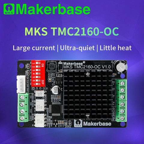 Драйвер шагового двигателя Makerbas MKS TMC2160 _ OC TMC2160, запчасти для 3D-принтера с ЧПУ, высокий крутящий момент, ультра для Gen L SGen ► Фото 1/3