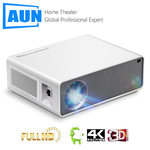 AKEY7 MAX проектор AUN Full HD 1080P 7500 люмен Videoprojecteur светодиодный проектор для домашнего мобильный телефон Поддержка 4K видео проектор ► Фото 1/6