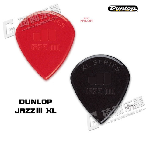 Dunlop Jazz III XL очень большой жесткий медиатор для гитары 1,38 мм ► Фото 1/1
