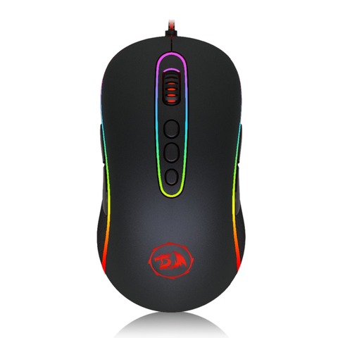 Игровая мышь Redragon M702-2 RGB с подсветкой, 10000 точек/дюйм, программируемые кнопки, мышь для геймера ► Фото 1/6
