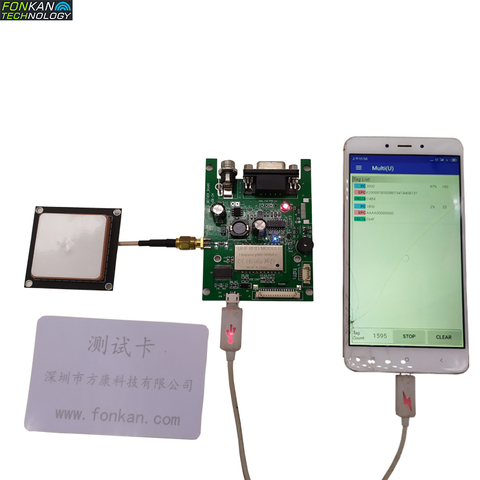 860-960 МГц Полная частота DIY интегрированный TTL/USB/UART UHF RFID ридер, записывающая тестовая плата для Android/Arduino/Raspberry ► Фото 1/6