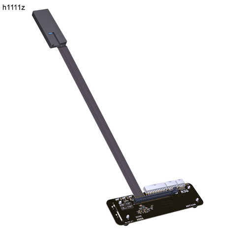 M.2 ключ M NVMe внешняя подставка для видеокарты с кабелем PCIe3.0 x4 25 см 50 см 32Gbs для ITX STX NUC VEGA64 GTX1080ti ► Фото 1/6