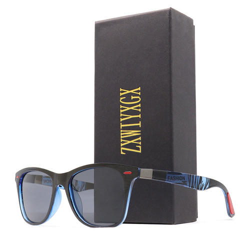 ZXWLYXGX 2022 поляризованные солнцезащитные очки, женские и мужские, классические, дизайнерские, винтажные, квадратные, зеркальные, UV400 ► Фото 1/5